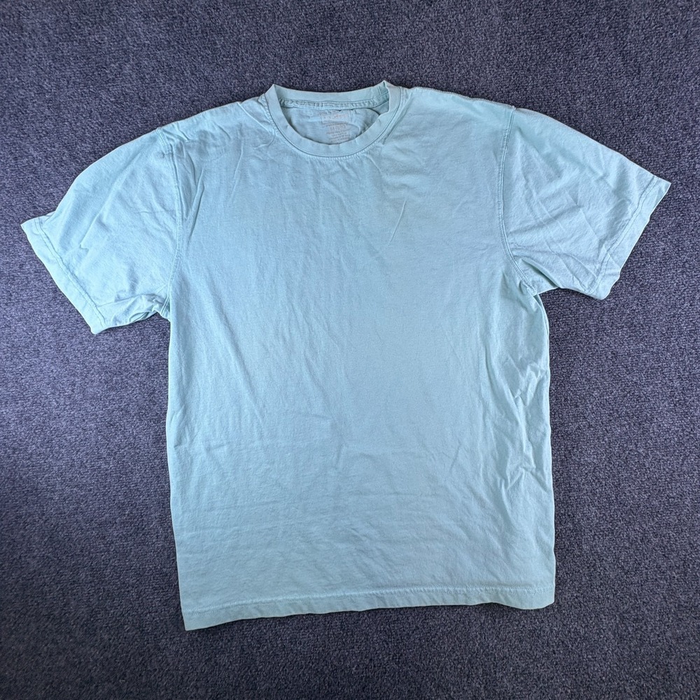 L.L. Bean T-Shirt Mens Medium Soft Spruce Cotton Traditional Fit Unshrinkable